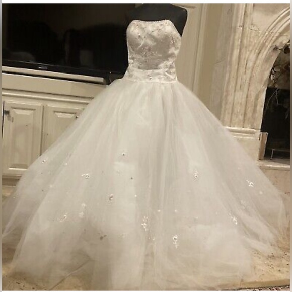 Mori lee By Madeline Gardner Floral Embroidery beaded dress size(9/10) on tag - Picture 5 of 8